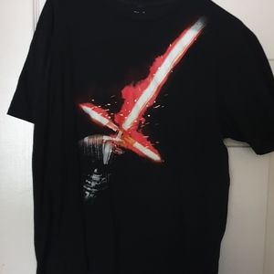 Star wars Kylo Ren lightsaber shirt kids size XL